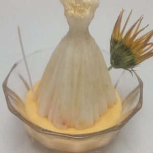 A Balerina Gold Shade Scented Candle