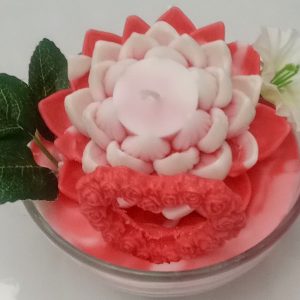 Crimson Red Lotus Scented Candle