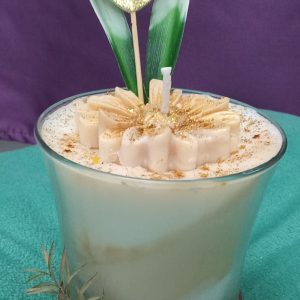 A Shade of Coffee Flower Scented Candle Jar